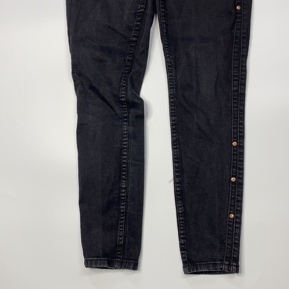 Nanette Lepore Embellished Hamilton Skinny Black Jeans - Picture 4 of 14